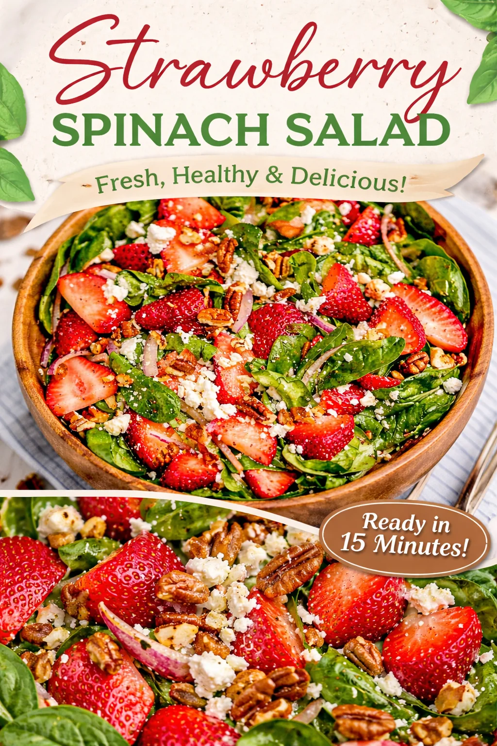 spinach strawberry salad