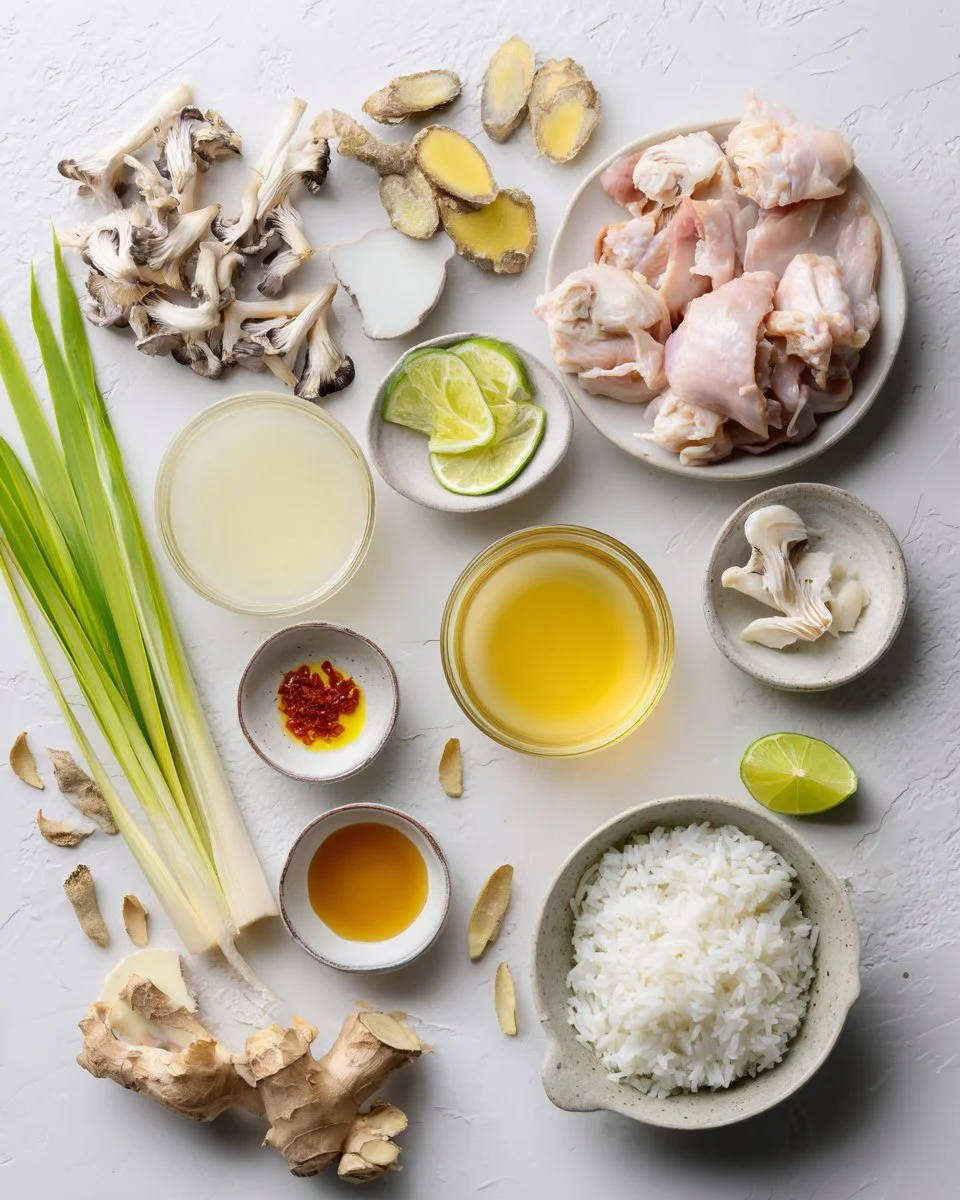 Authentic Tom Kha Gai (Thai coconut chicken soup)
