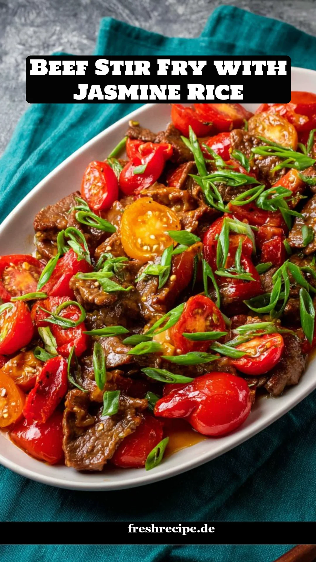 Beef Stir Fry with Jasmine Rice