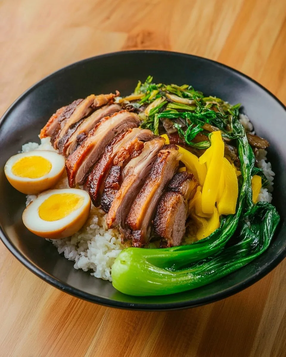 Khao Kha Moo - Thai Braised Pork Leg