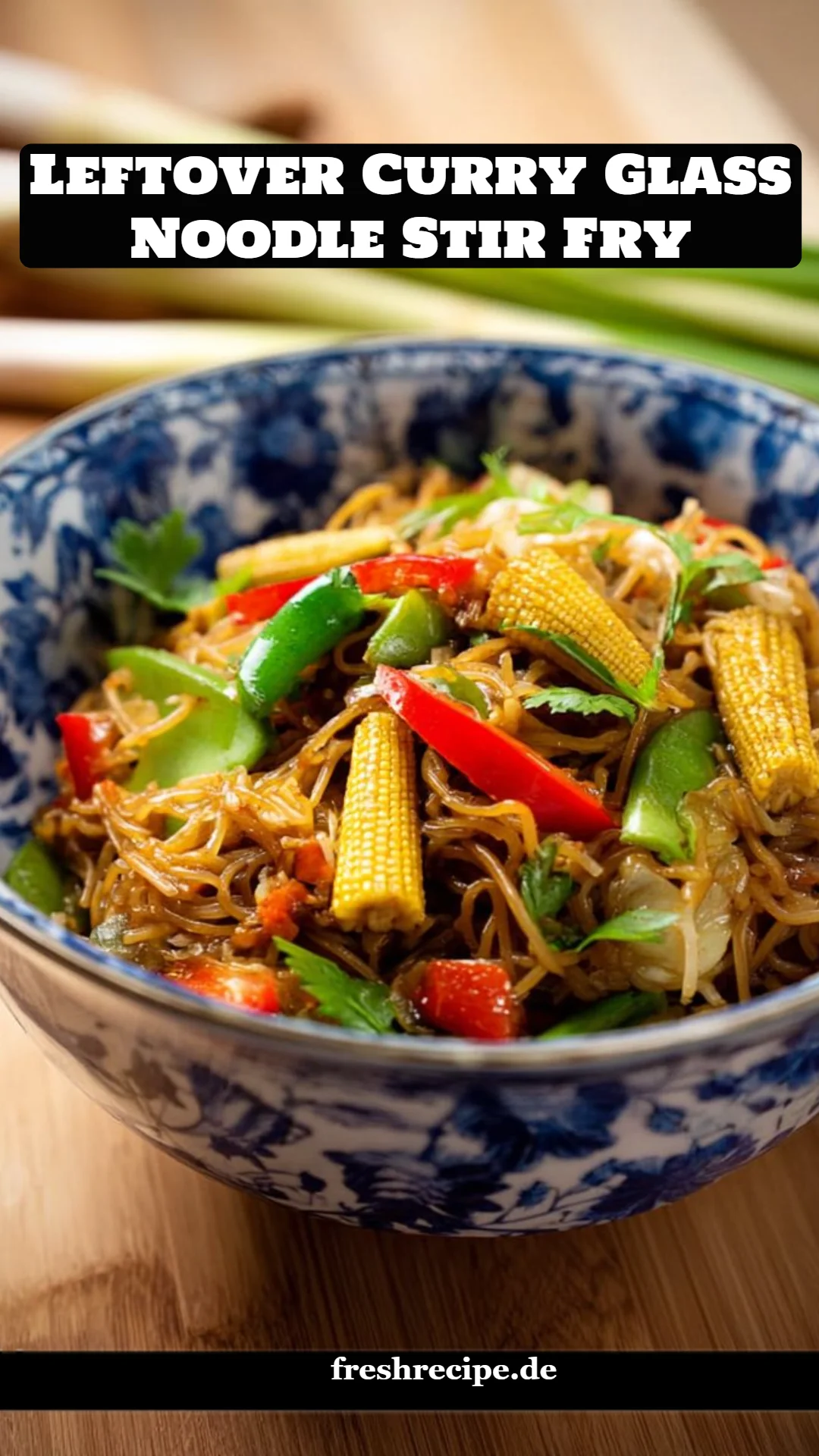 Leftover Curry Glass Noodle Stir Fry