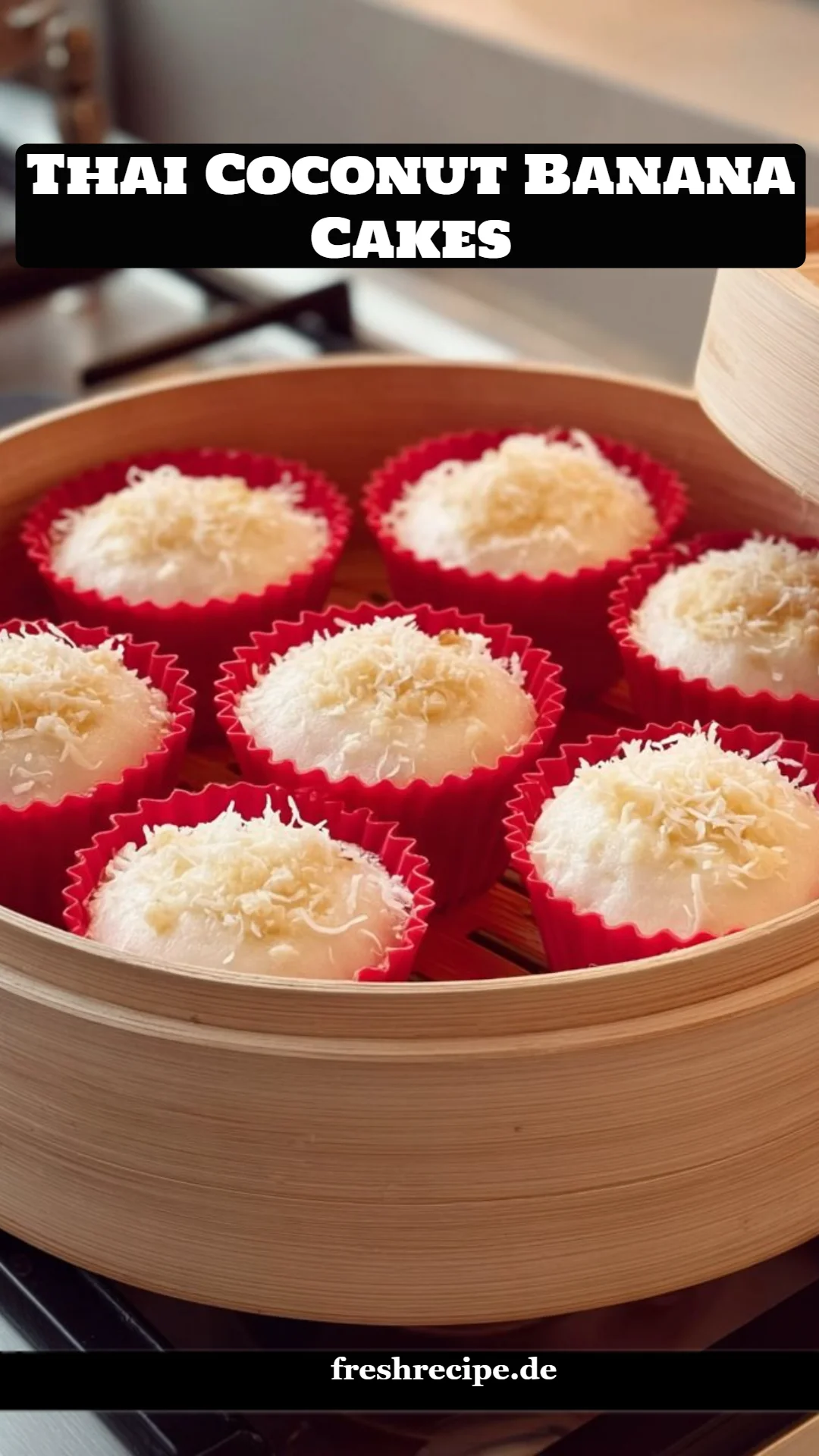 Thai Coconut Banana Cakes
