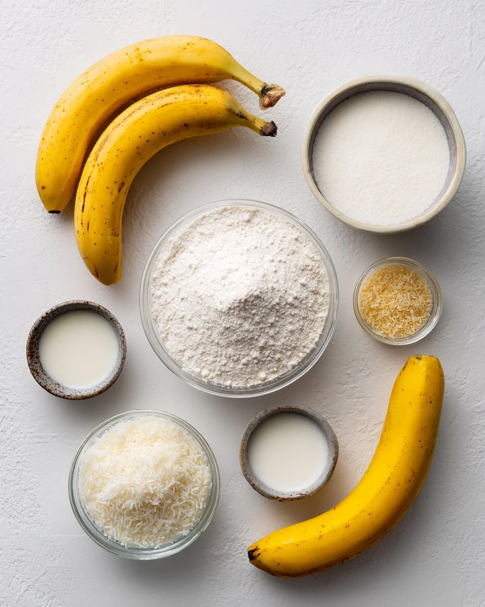 Thai Coconut Banana Cakes