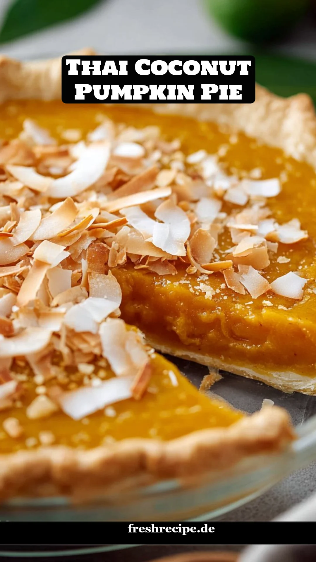 Thai Coconut Pumpkin Pie