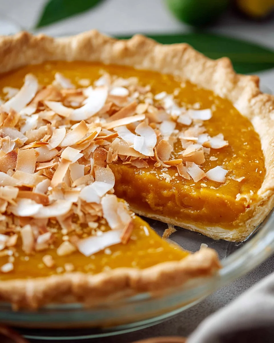 Thai Coconut Pumpkin Pie
