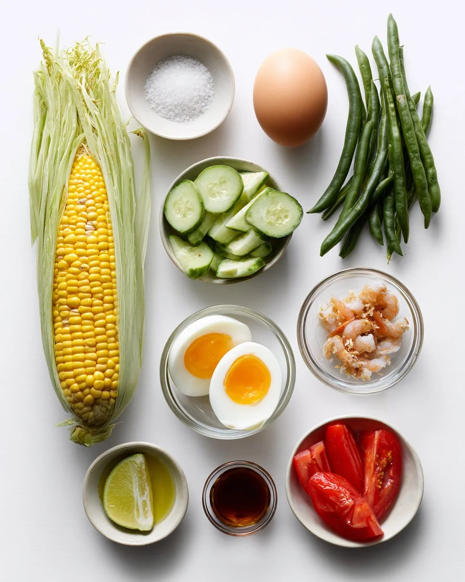 Thai Corn Cucumber Salad (spicy corn and cucumber salad)