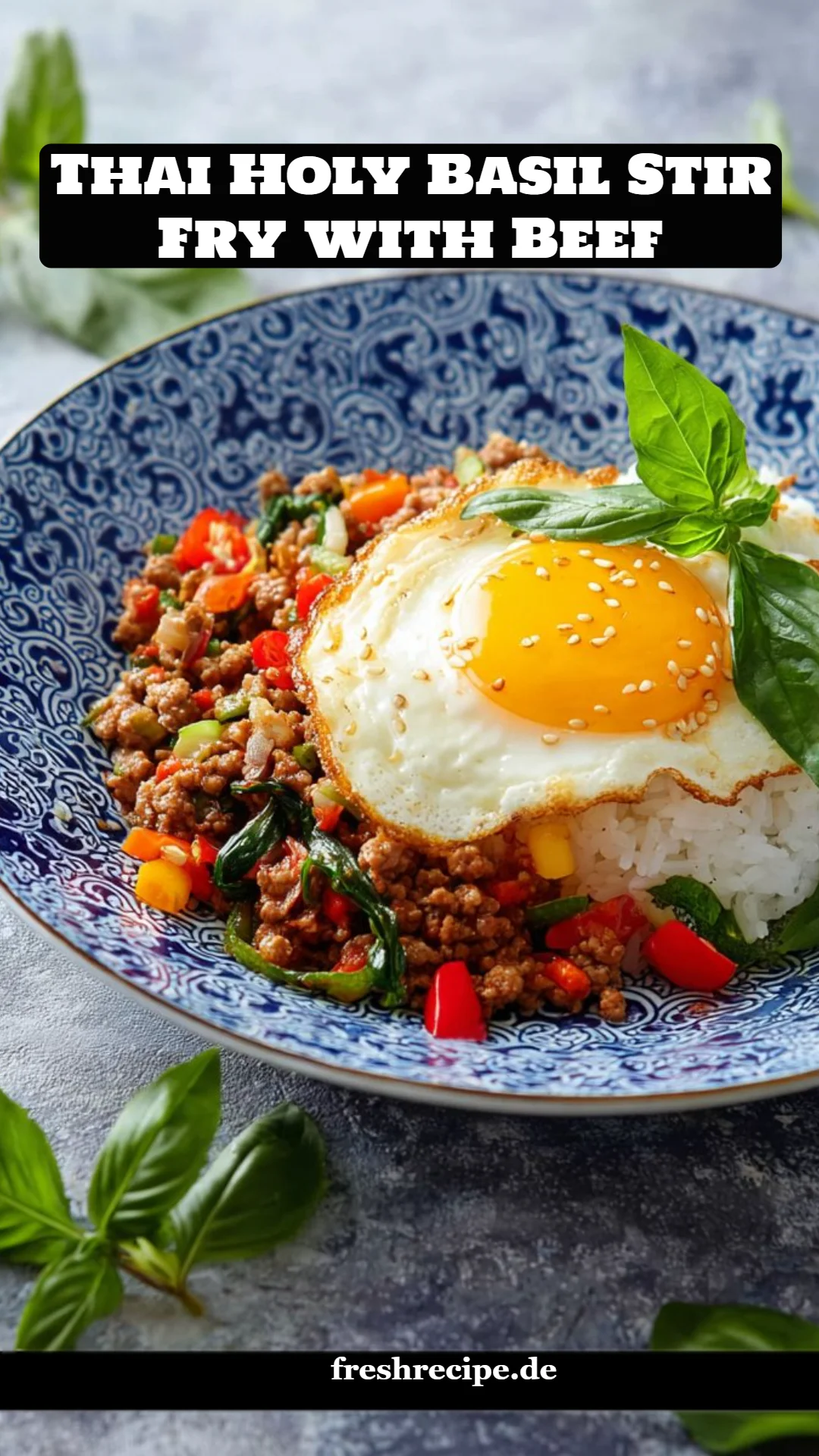 Thai Holy Basil Stir Fry with Beef