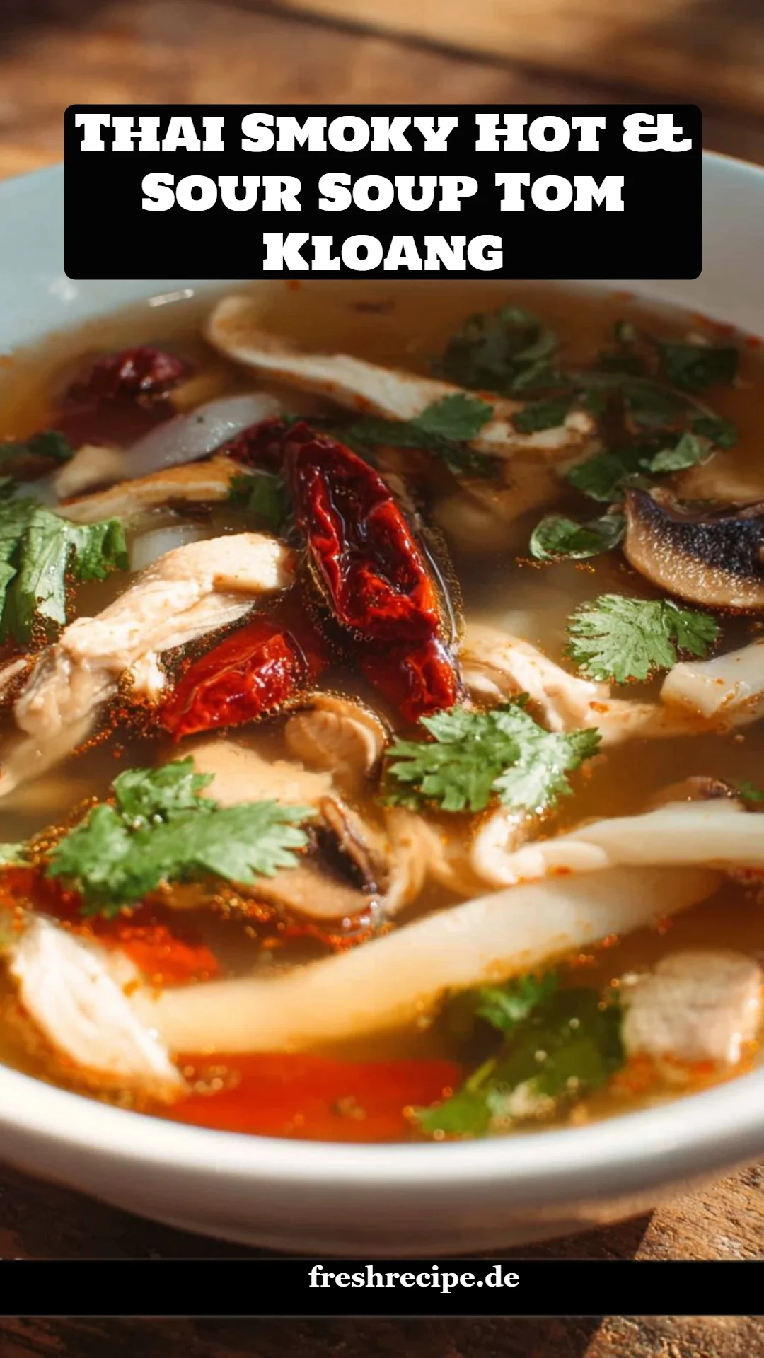 Thai Smoky Hot & Sour Soup Tom Kloang