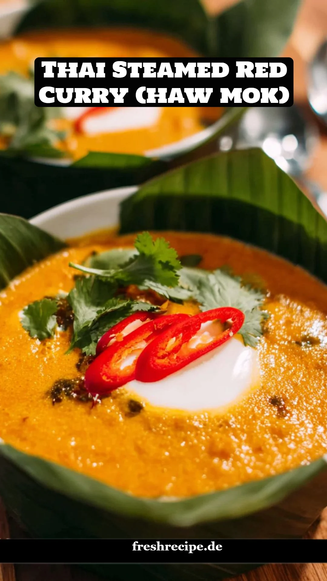 Thai Steamed Red Curry (haw mok)