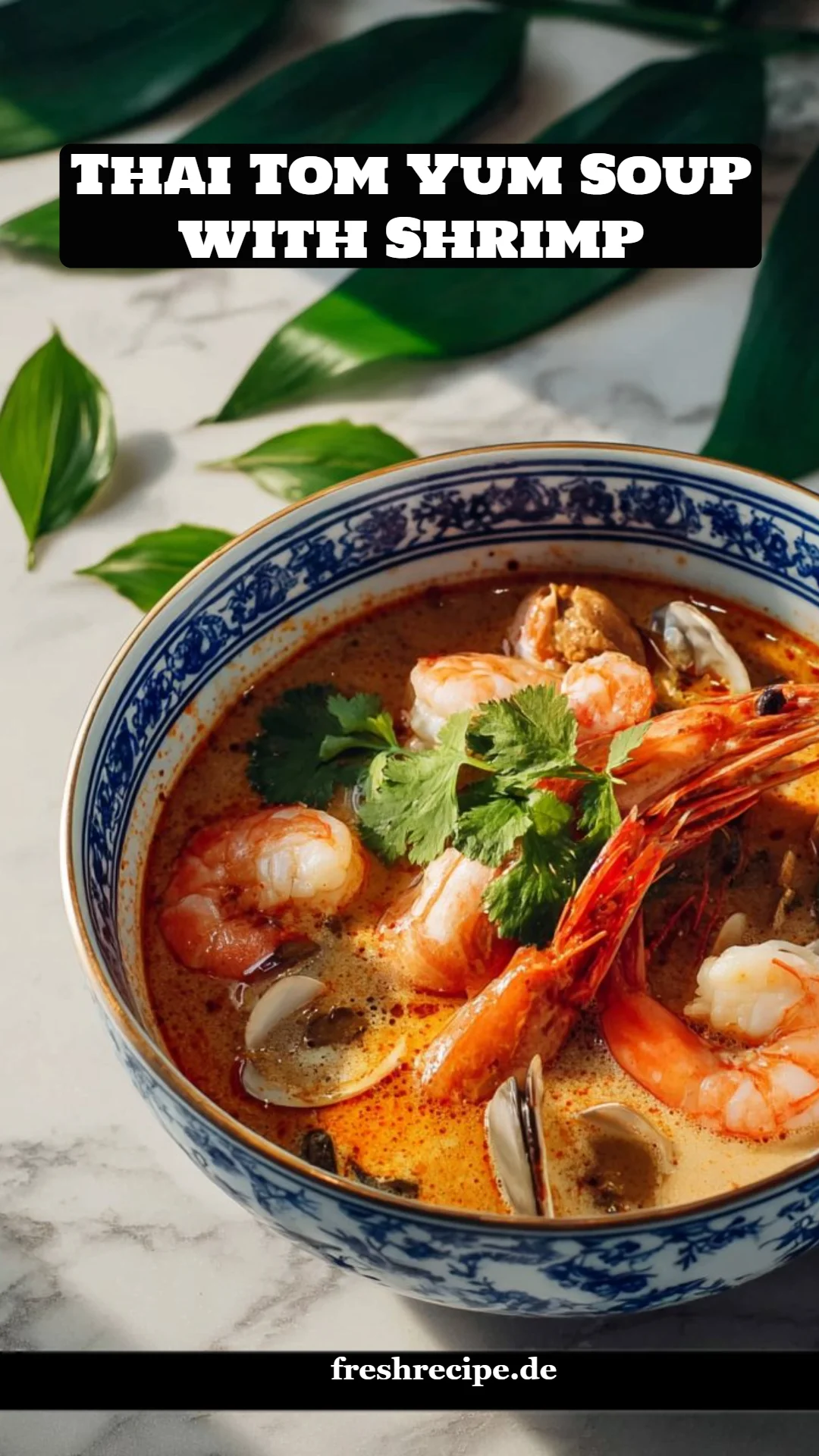 Thai Tom Yum Soup with Shrimp