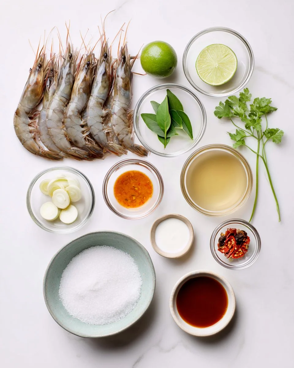 Thai Tom Yum Soup with Shrimp Creamy Style